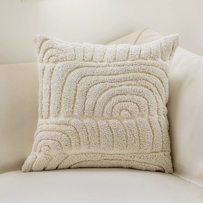 Modern Chenille Decorative Cushion Cover Square Throw Pillow Cover