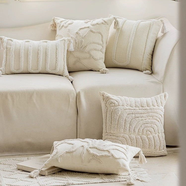 Modern Chenille Decorative Cushion Cover Square Throw Pillow Cover