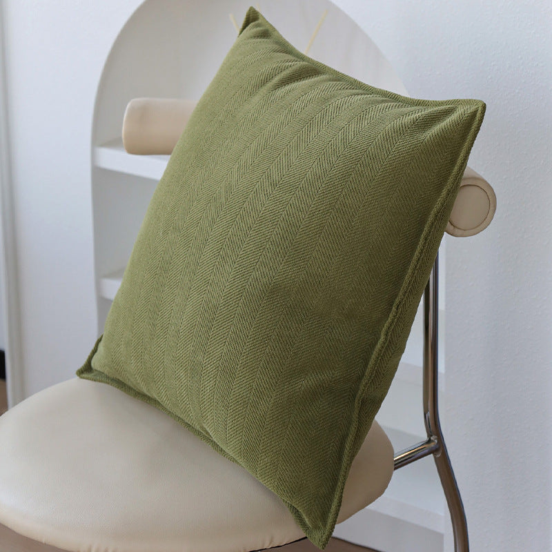 Modern Chenille Jacquard Cushion Cover Decorative Square Throw Pillow Cover