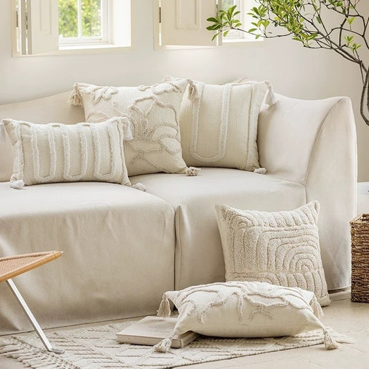 Modern Chenille Decorative Cushion Cover Square Throw Pillow Cover