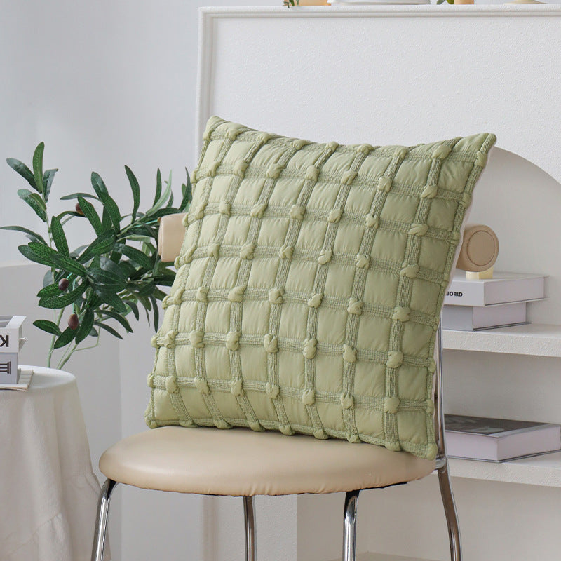 Modern Chenille Jacquard Cushion Cover Decorative Square Throw Pillow Cover
