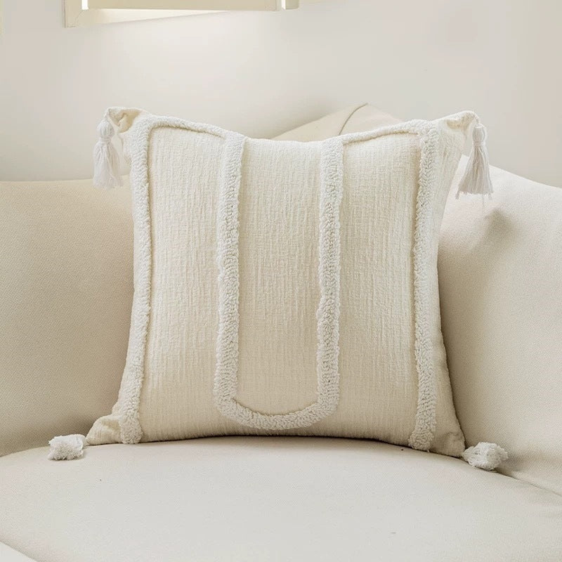 Modern Chenille Decorative Cushion Cover Square Throw Pillow Cover