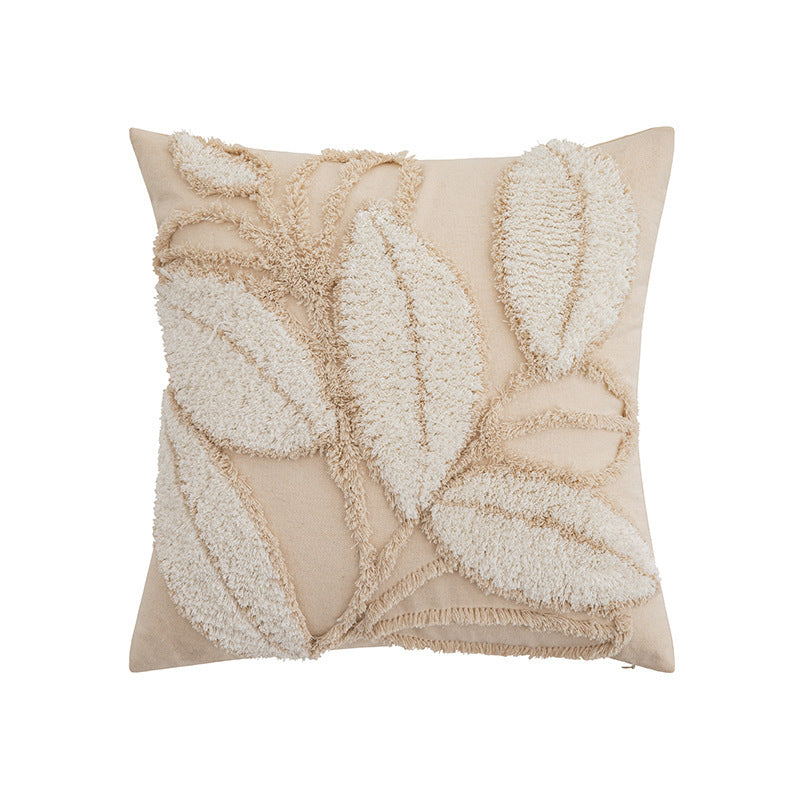 Modern Chenille Jacquard Cushion Cover Decorative Square Throw Pillow Cover