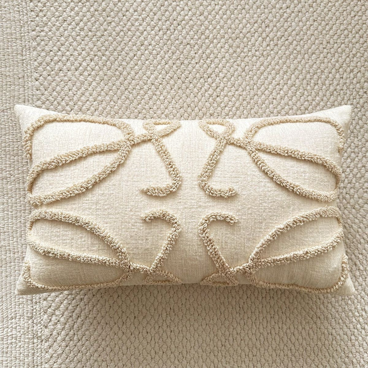 Modern Chenille Decorative Cushion Cover Square Throw Pillow Cover