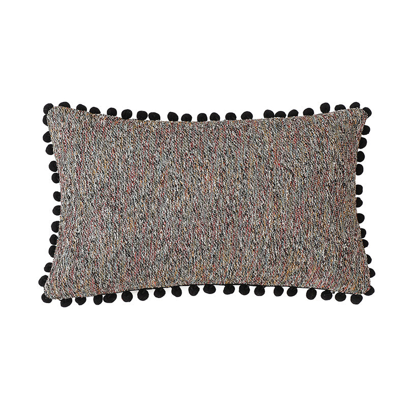 Modern Pom-Pom Edge Cushion Cover Decorative Throw Pillow Cover