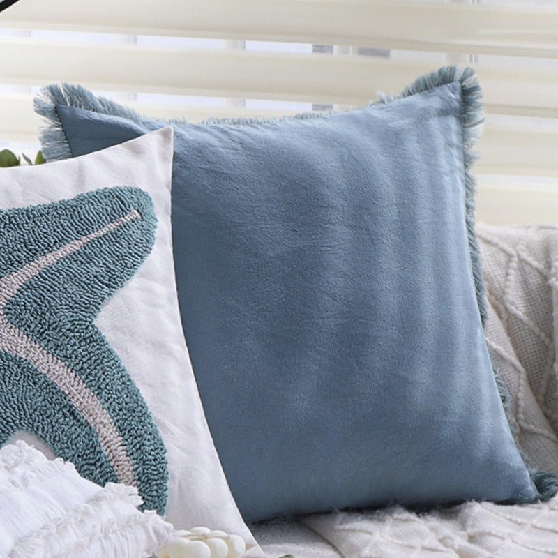 Modern Polyester Decorative Cushion Cover Square Throw Pillow Cover